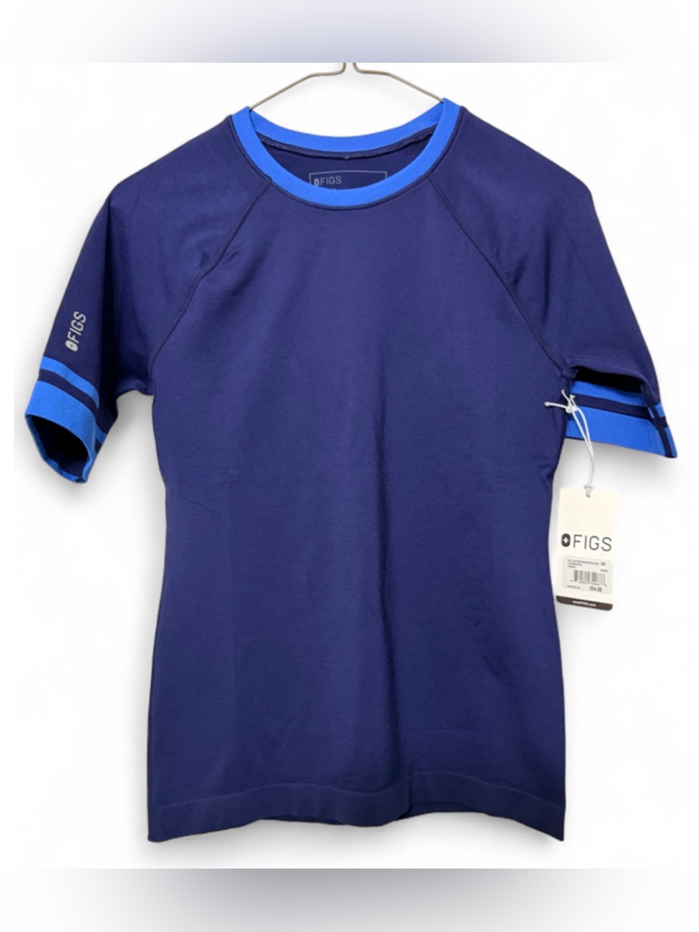 FIGS Navy Salta Short-Sleeve Underscrub